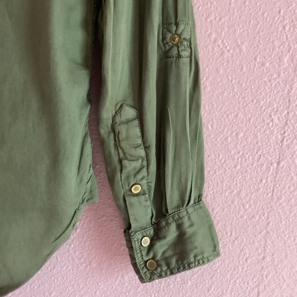 ANTHROPOLOGIE MAEVE AVEIRO SAFARI TOP - Picture 9 of 16